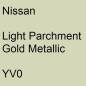 Preview: Nissan, Light Parchment Gold Metallic, YV0.